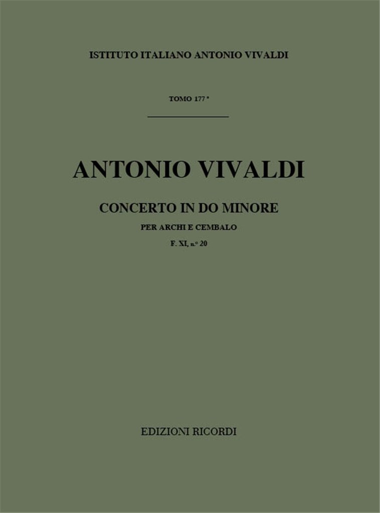 Concerti Per Archi E B.C.: In Do Min. Rv 119